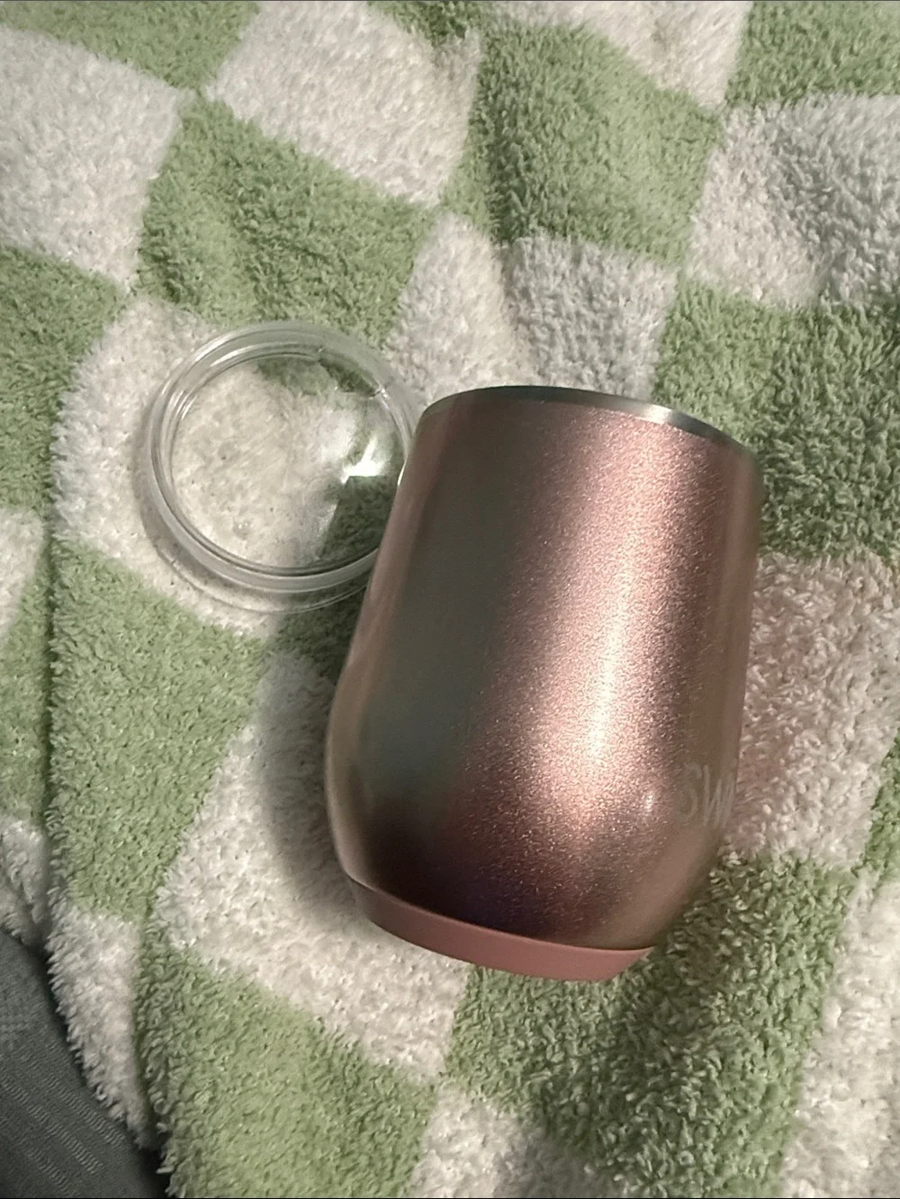 S'well Metallic Copper Pink Insulated Wine Tumbler